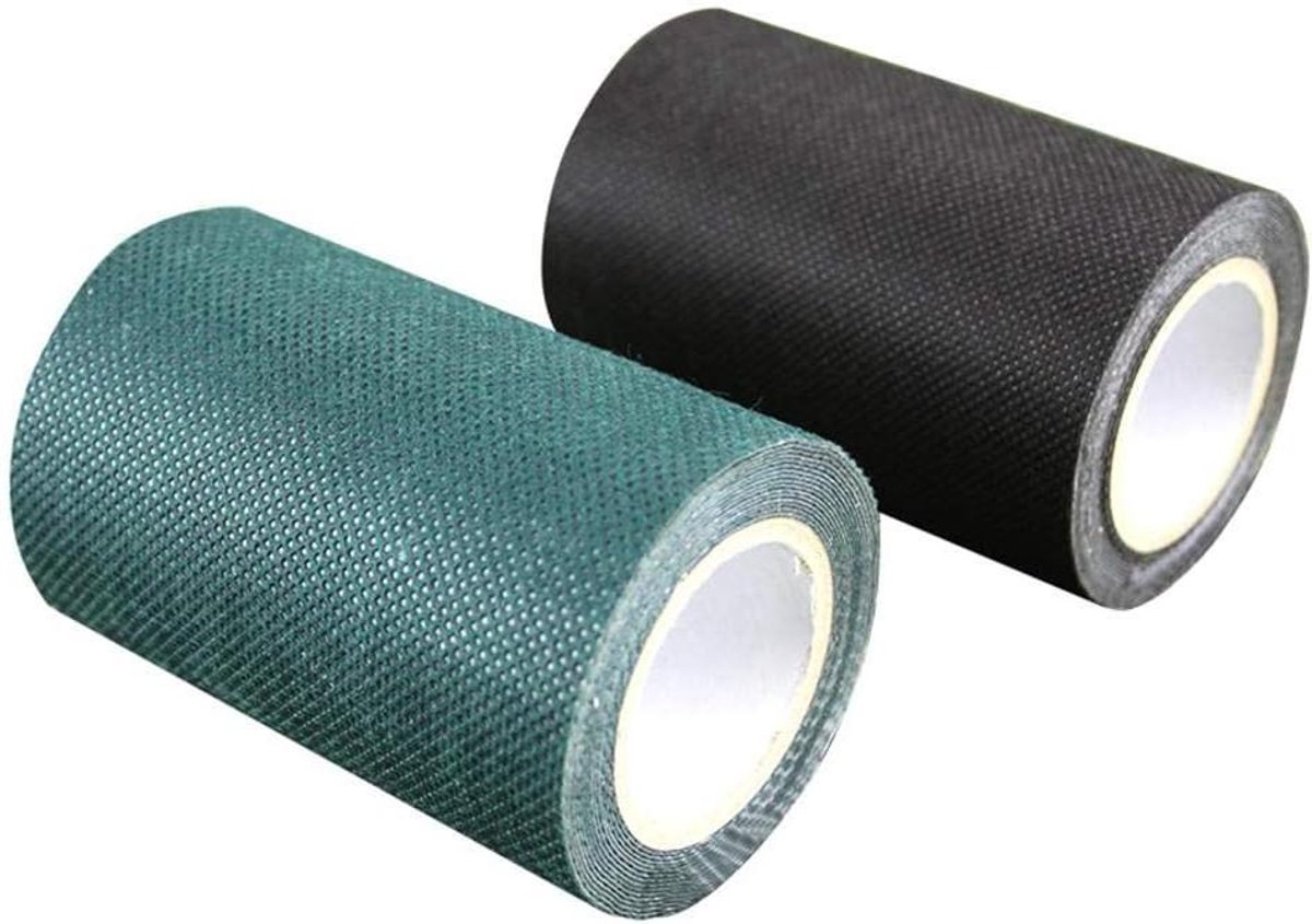 Kunstgras Naad Tape - Gazon Lijm - Kunstgras Bevestigen - Zelfklevend Vliesstof - 15cm x 10m - Groen