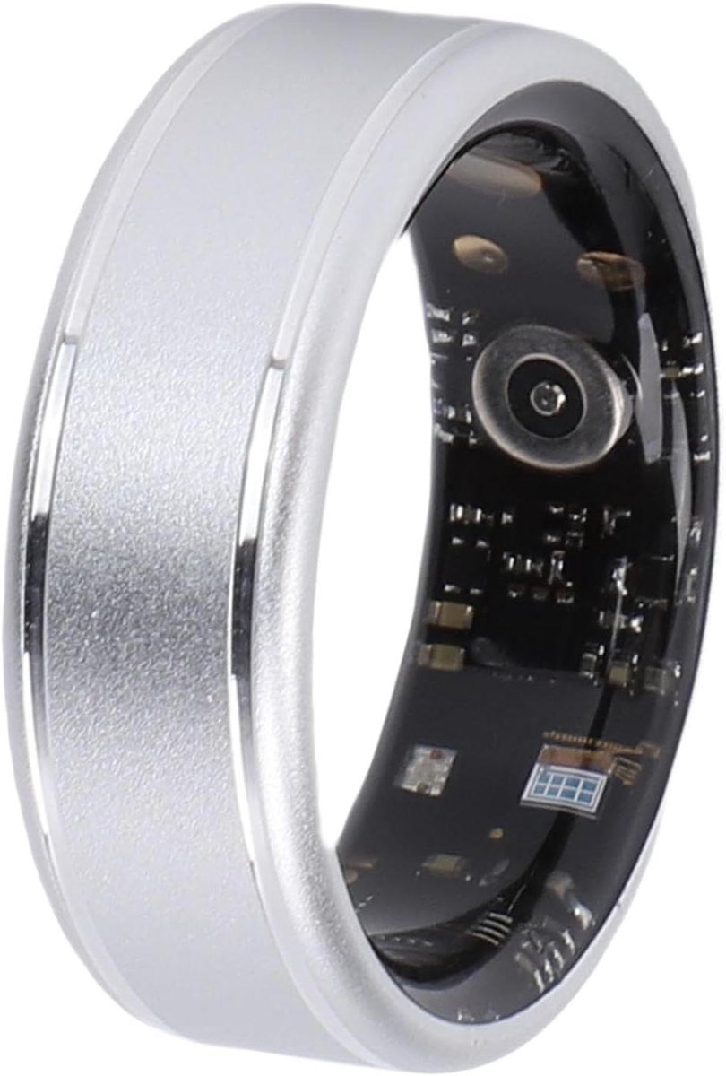 Smart Ring - Fitness Tracker - Gezondheid Monitoren - IP68 Waterdicht - 16 mAh Batterij - Zwart