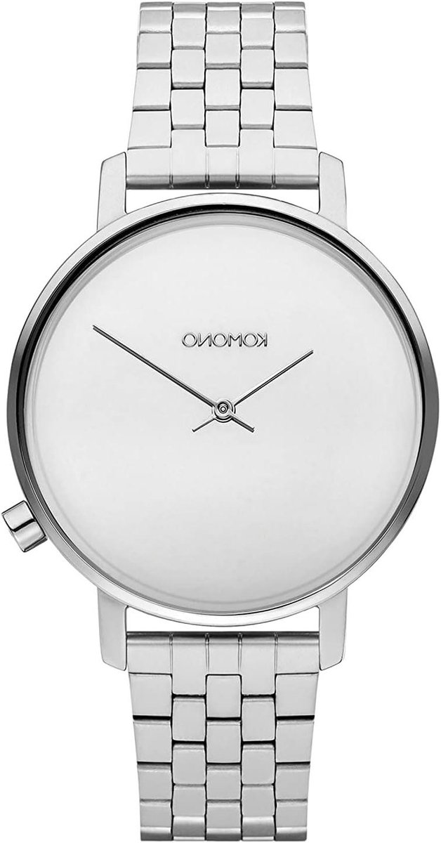 Dames Horloge - Armbandhorloge Analoog - Dagelijks Gebruik - Minimalistisch Design - 16mm Band - Zilverkleurig
