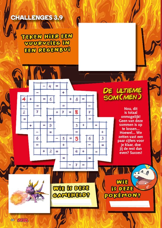 STOER Vakantieboek XXL 2026 - Zomerboek - Doeboek - Games - Challenge Boek - Puzzels - Strips - Challenges - Pokemon - voor Kinderen - Vakantie - Tekenen - Schrijven - Zomerdagboek - Invulboek - DIY - Invullen - Jongens Speelgoed - Cadeau Jongen