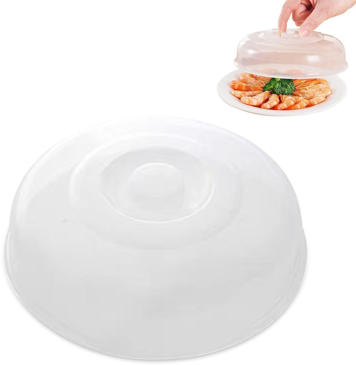 Solidchoice - Dailygoody - Magnetron Splatter Cover - Voedsel Cover - Houdt de magnetron schoon - 23cm - Vaatwasmachinebestendig - Voor elke keuken
