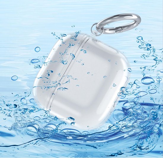 Hoesje compatibel met Airpods 4 2024, ultradunne zachte TPU-hoes, slim fit, valbestendig, niet gemakkelijk vuil - transparant zwart van hoesje — afbeelding 4