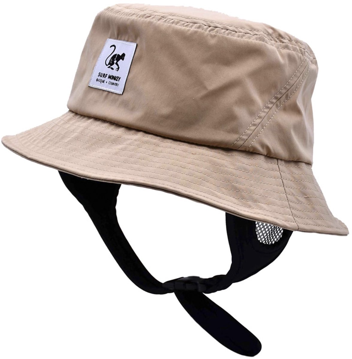 surfhoed voor heren/dames (UPF 50+) - One size - boonie-hoed (Beige)