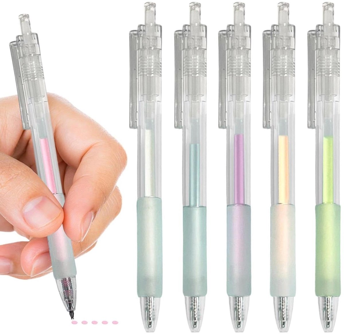 Plakstift 6 Stuks - Lijmstift Set - Hobby Knutselen - Snel Droogend - Precisie Punt - Transparant