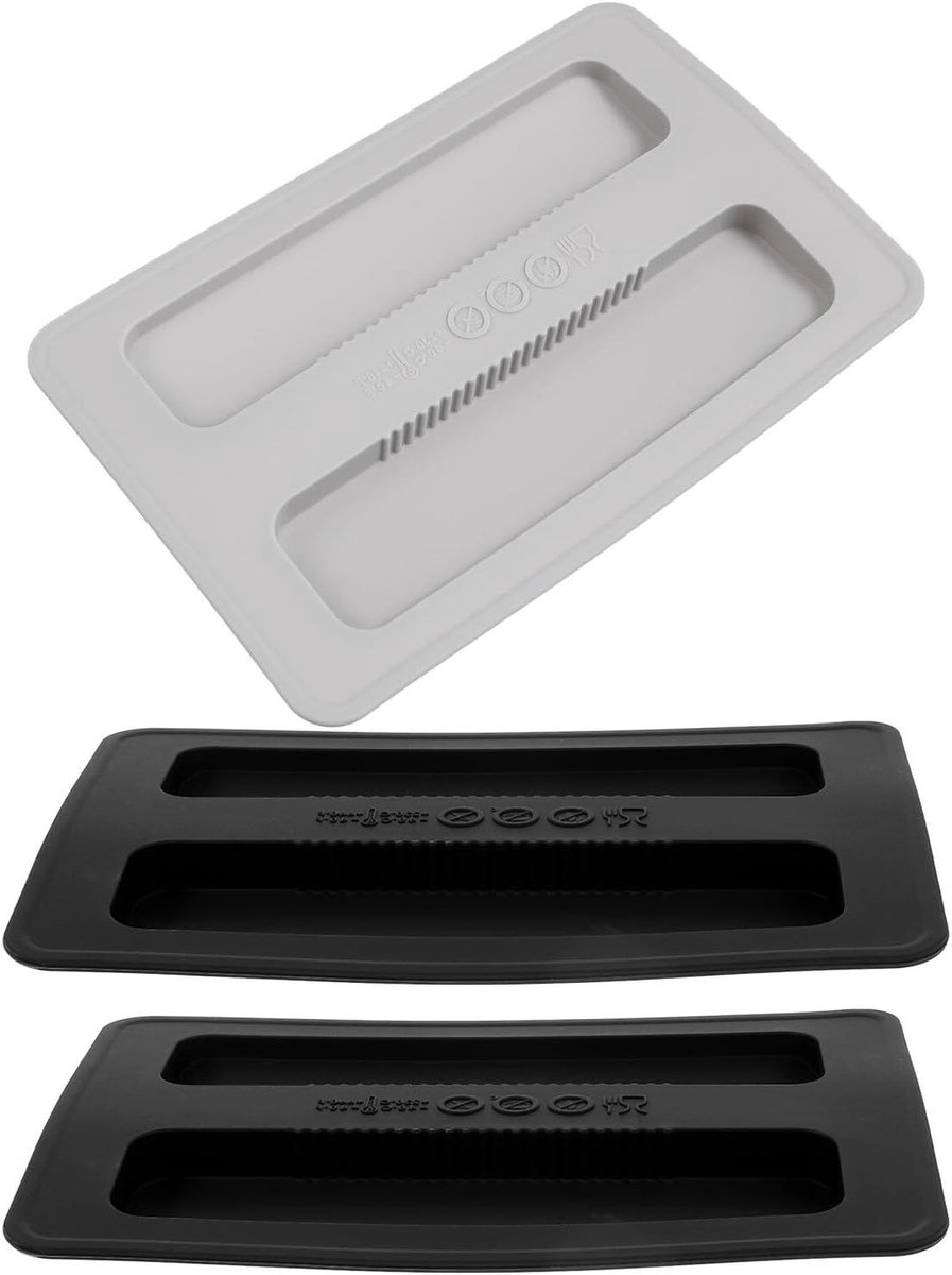 Toaster Beschermhoezen - Apparaat Covers - Keuken Hygiëne - Hittebestendig Siliconen - 3 Stuks - Diverse Kleuren