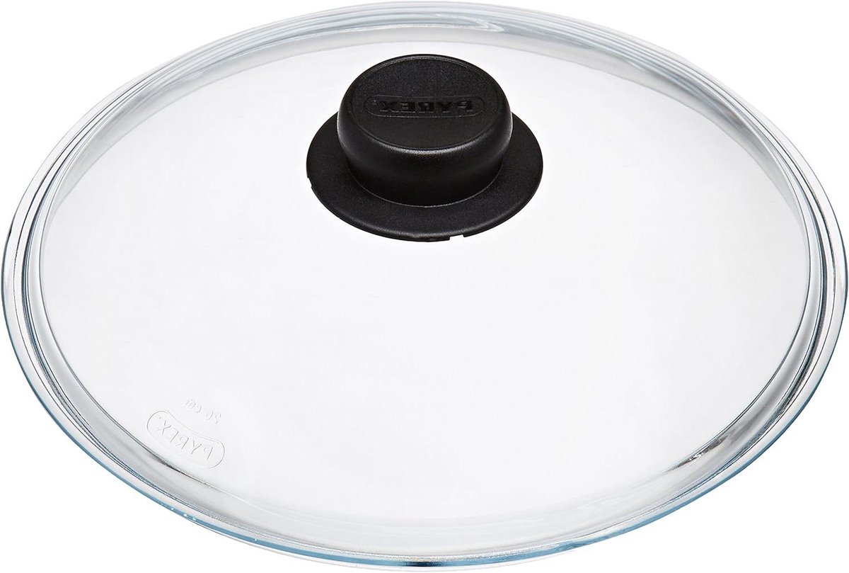 Glazen Deksel - Pan Deksel - Koken en Bakken - Hittebestendig Glas - 26 cm - Transparant