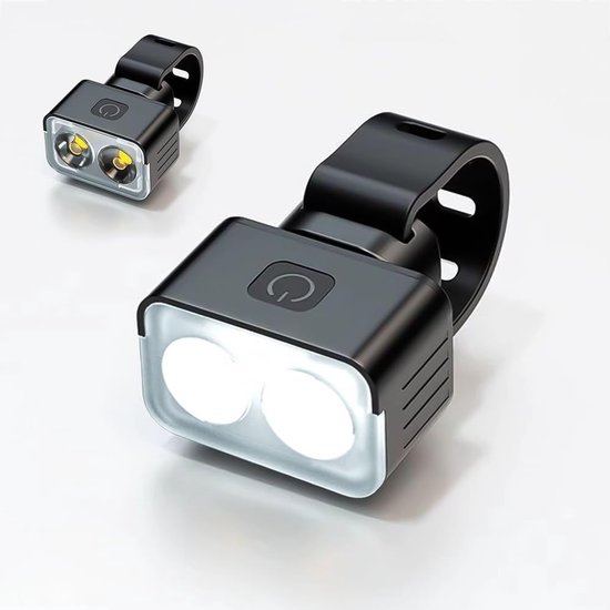Fietsverlichting Set - Voor en achterlamp - Veilig fietsen - USB Oplaadbaar - Compact - Zwart — afbeelding 5