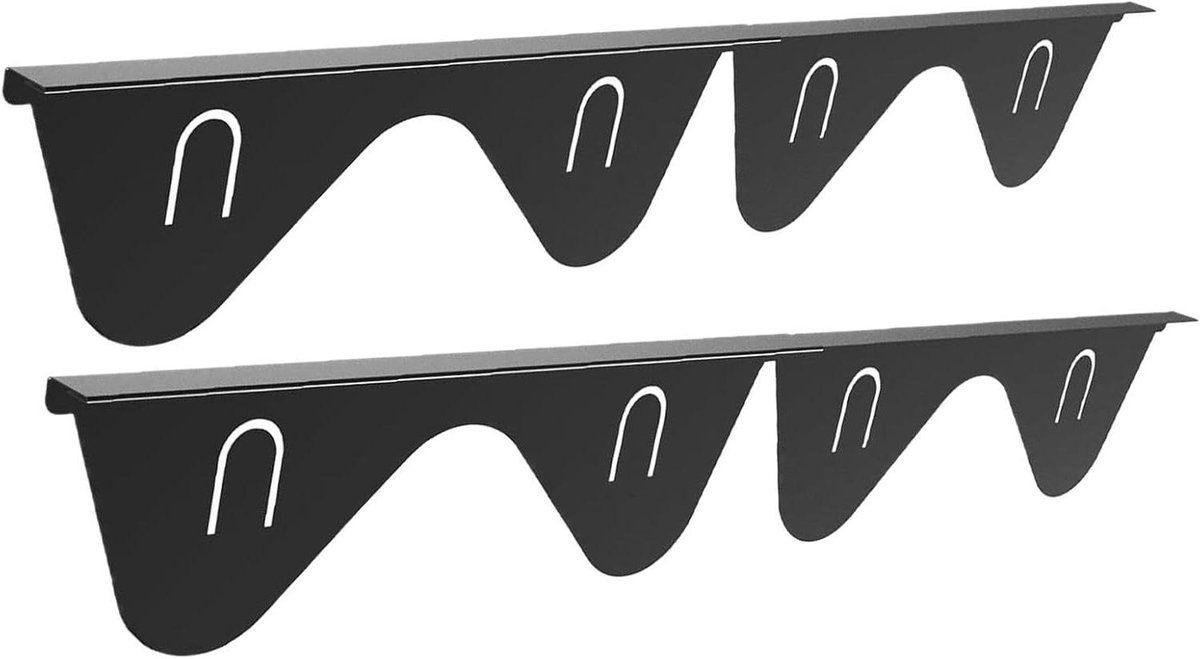 Fornuis Afdekking - Kookplaat Rand - Keuken Schoonhouden - Verstelbare Lengte - 34-70 cm - Zwart
