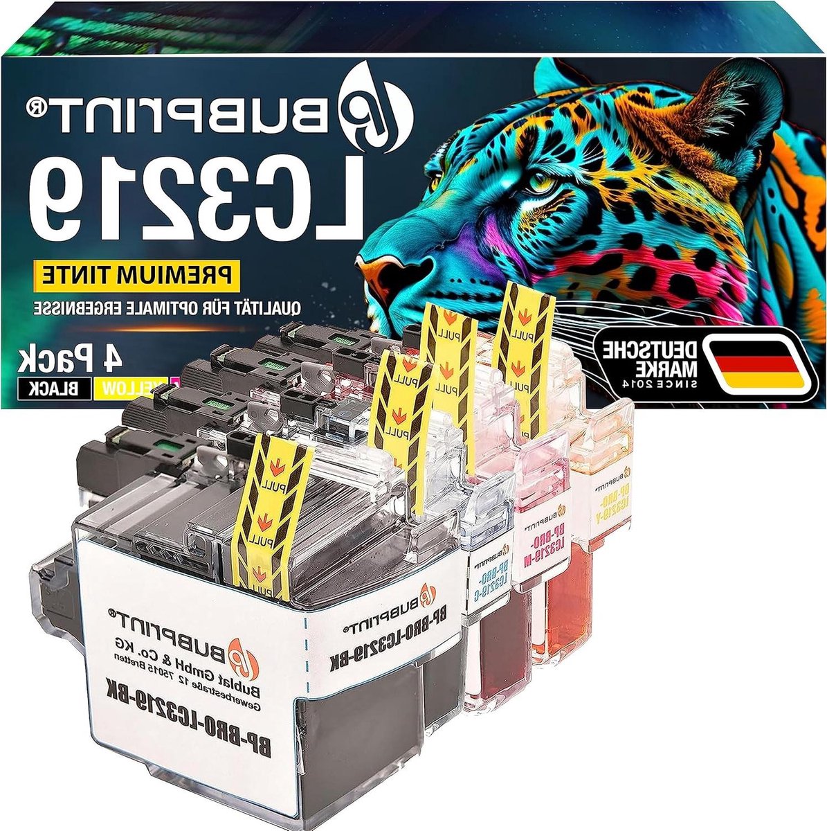 Ink Cartridges - Printer Inkt - Thuisprinten Kantoor - 100% Compatibel - 4 Stuks - Multicolor