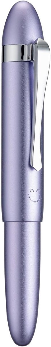 Fountain Pen met Extra Fijne Nib in Paars, Aluminium Mini Pocket Pen voor Reizen en Schrijven