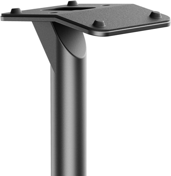 YOR® Luidspreker Standaard - Standaard - Luidsprekerstandaard - Zwart - 25cm x 25cm x 72cm van yor — afbeelding 4