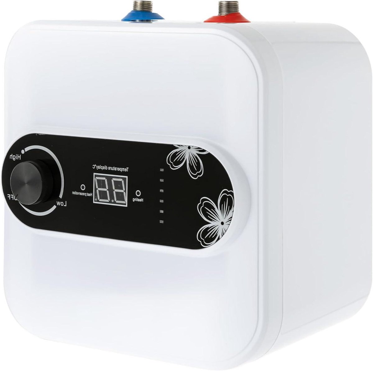 Elektrische Boiler 8 Liter - Compact Warmwaterapparaat met LED Display voor Keuken