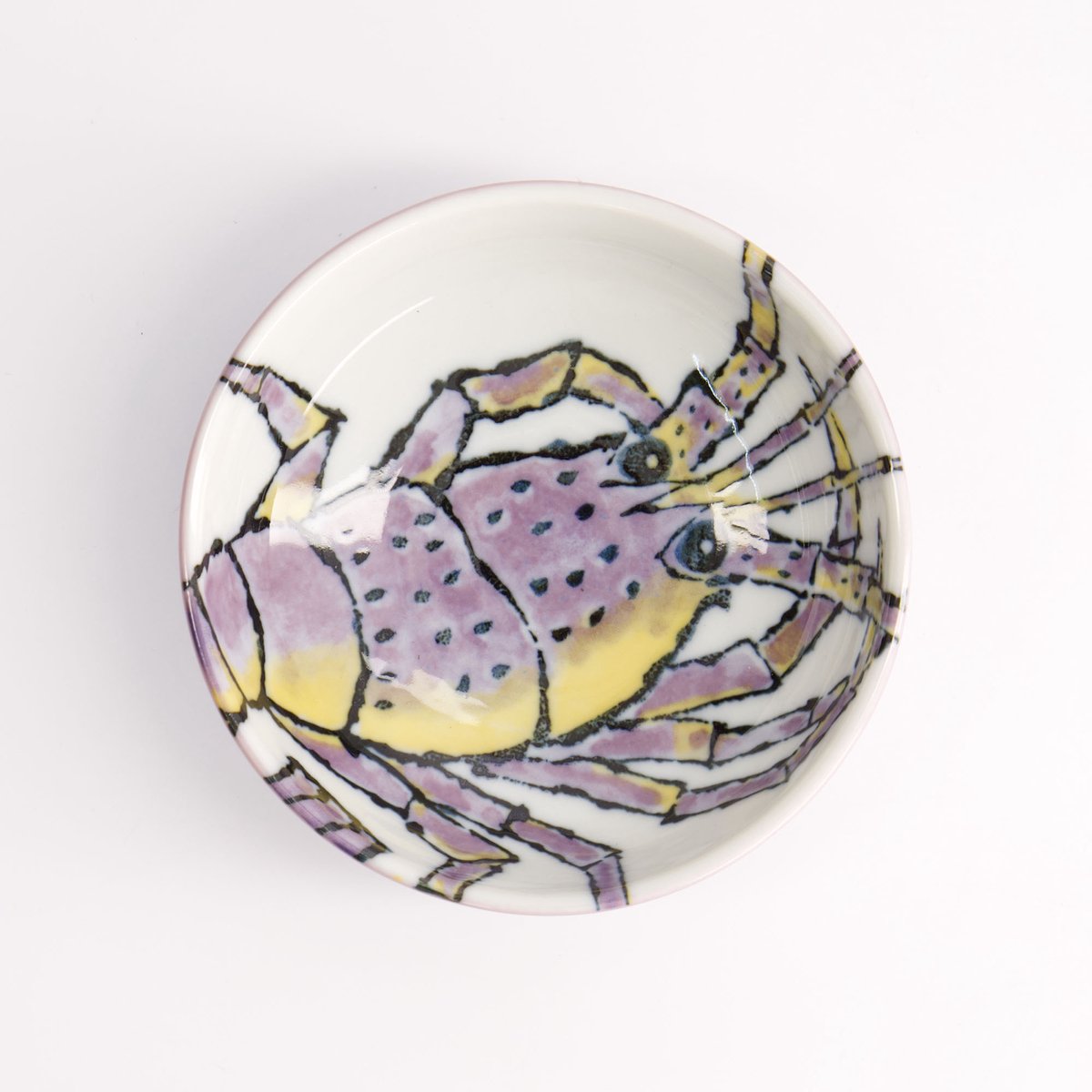 Tokyo Design Studio - Seafood Sausschaaltje - Kreeft - Paars - 150 ml - 9,5 x 3 cm