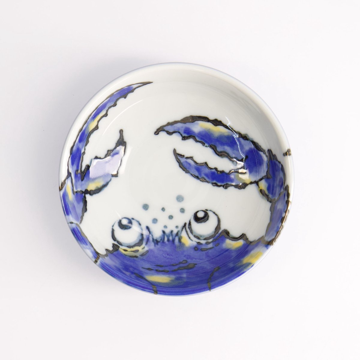 Tokyo Design Studio - Seafood - Sausschaaltje - Krab - Blauw - 9,5x3cm - 150ml