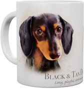 Tekkel Black And Tan Dachshund - Mok 440ml 440