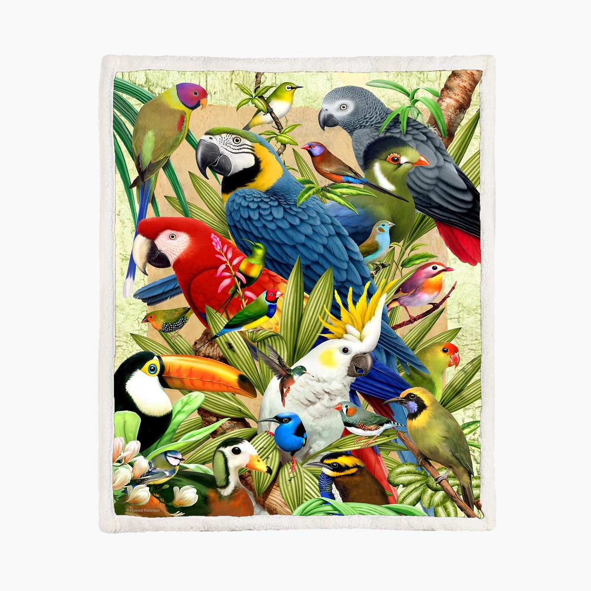 Vogels Fleece Deken 130*150cm Avian World