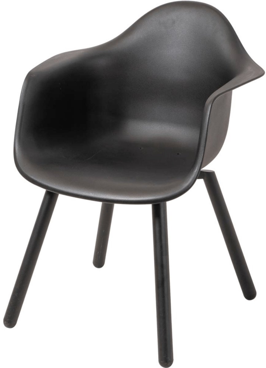 Lesli Living Chaise de jardin Montreux noir/noir