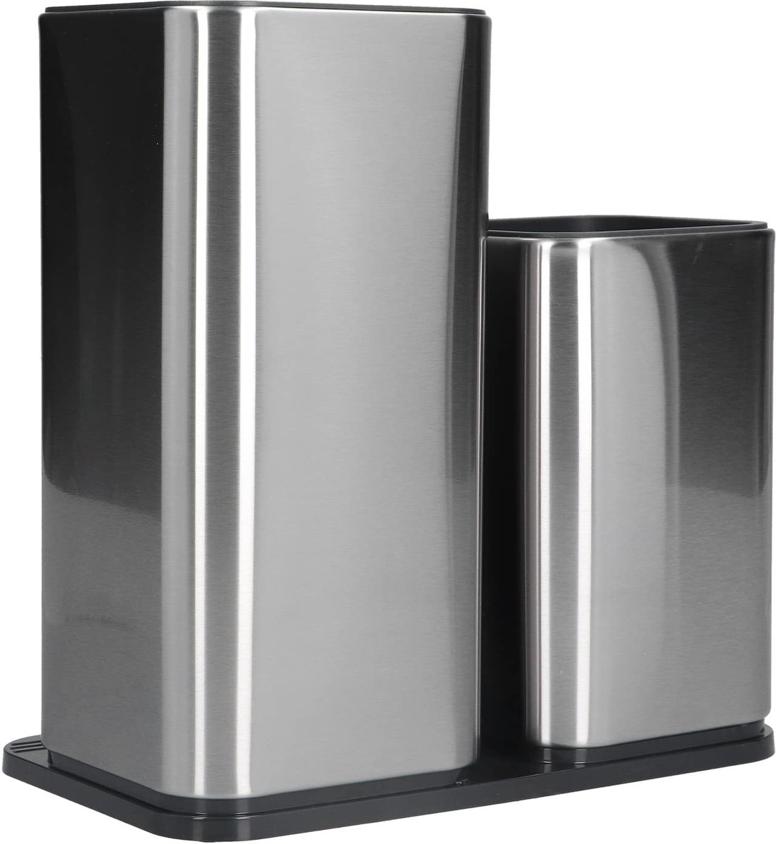 Store_8 - Messenhouder - Grote capaciteit - Ruimtebesparend - Zilverkleurig - Voor 12 messen - Geschikt voor thuis - Minimalistisch