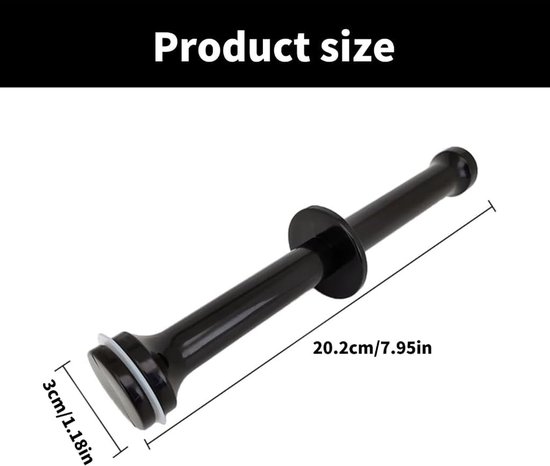 Sapmachine Accessoire - Pusher Onderdeel - Sap Maken - Food Grade Plastic - Voor Model 8003-8008 - Zwart van Sapmachine — afbeelding 5