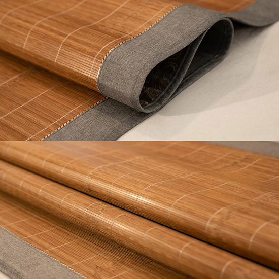Bamboe Mat - Zomer Slaapmat - Koel Slapen - Ademend Ontwerp - 80 x 190 cm - Natuurlijk — afbeelding 5