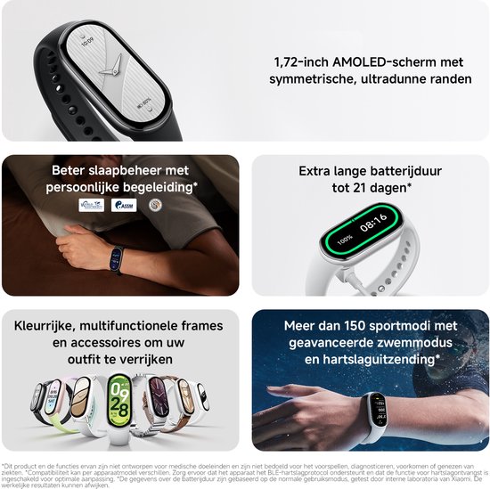 Xiaomi Smart Band 10 - Activity Tracker - Midnight Zwart