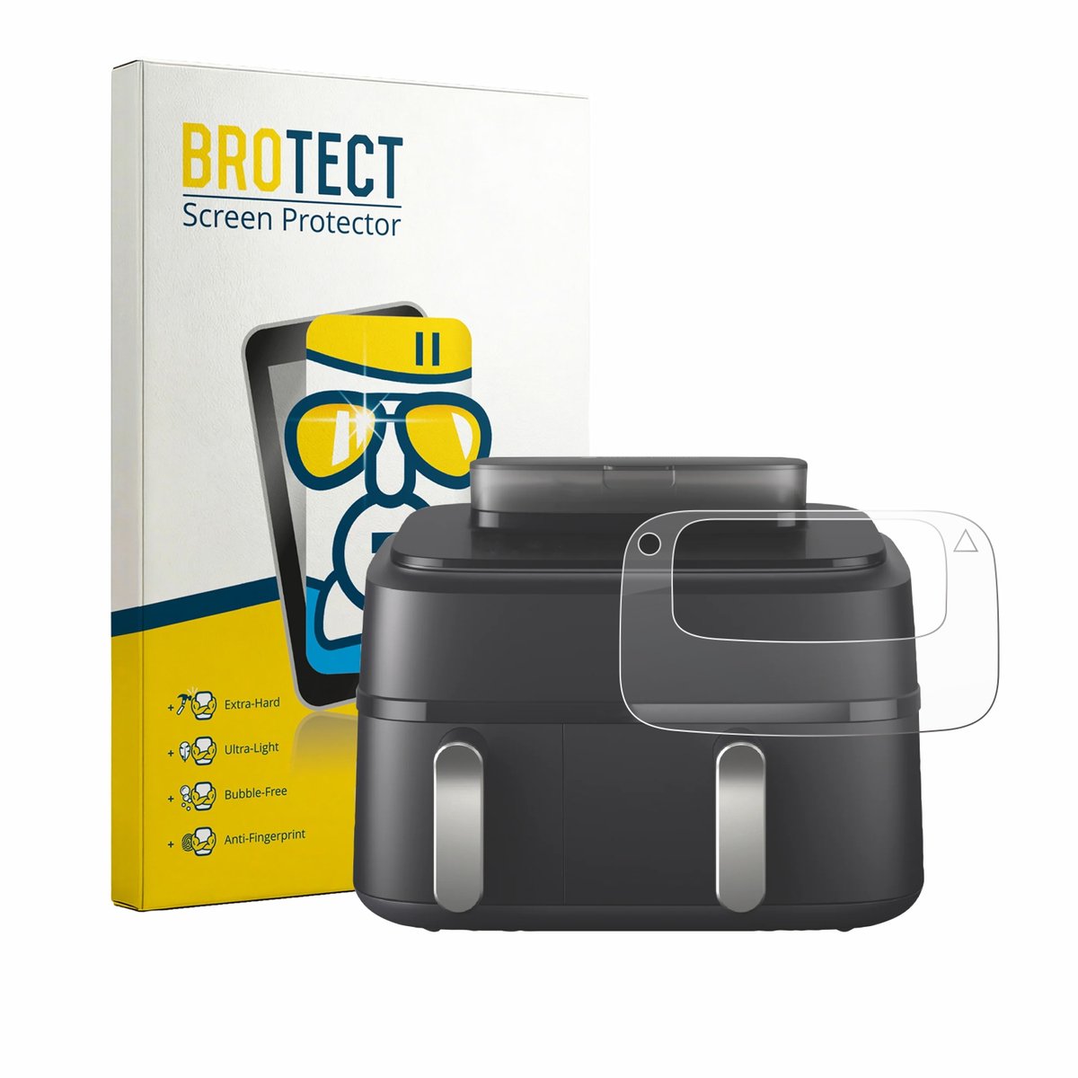 Screenprotector voor Philips Airfryer 5000 Series NA551/00 Beschermglas transparant