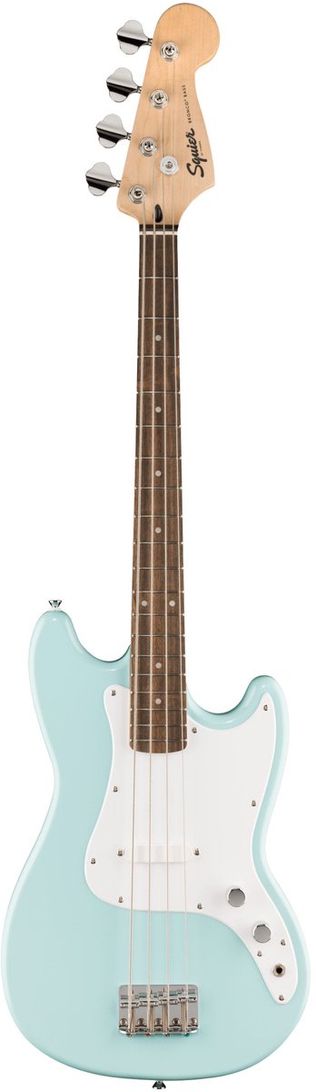 Squier Sonic Bronco Bass IL Daphne Blue - Elektrische basgitaar