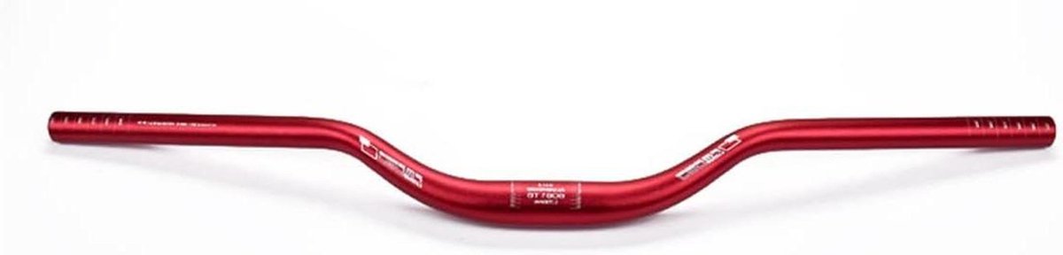 Fietsstuur Aluminium - Riser Bar - Mountainbiken - Ergonomisch Ontworpen - 700mm Lengte 31.8mm - Rood