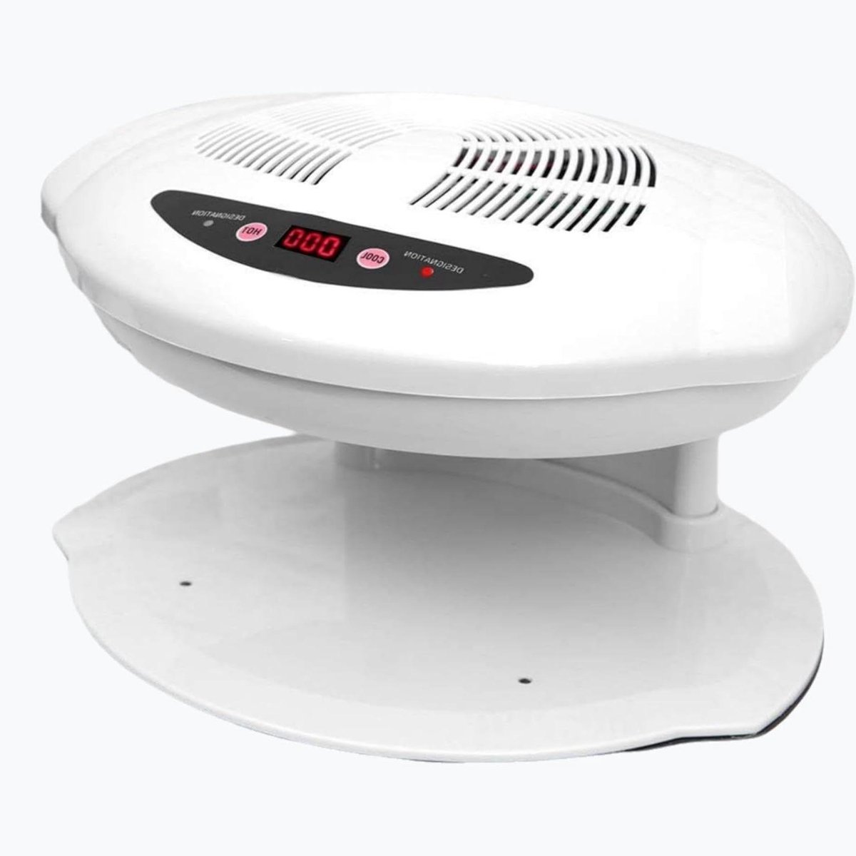 Nagellak Droger - Nagelventilator - Nagels Snel Drogen - Warme Koude Lucht - 400 Watt - Wit