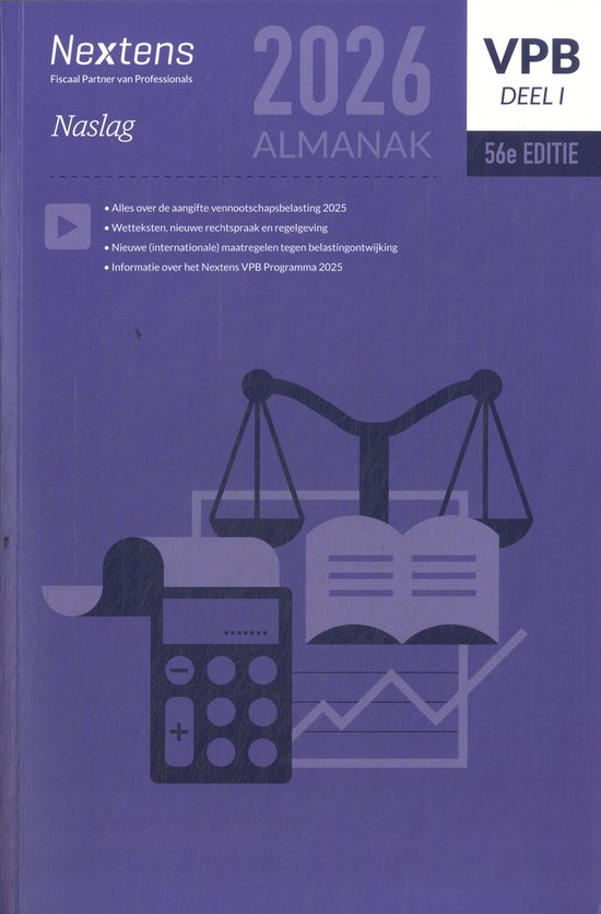 Nextens Vpb Almanak 1 - 2026 - cover