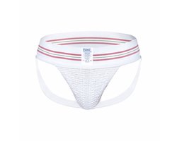 BIKE Original #10 Jockstrap White - MAAT L - Heren Ondergoed - Jockstrap voor Man - Mannen Jock