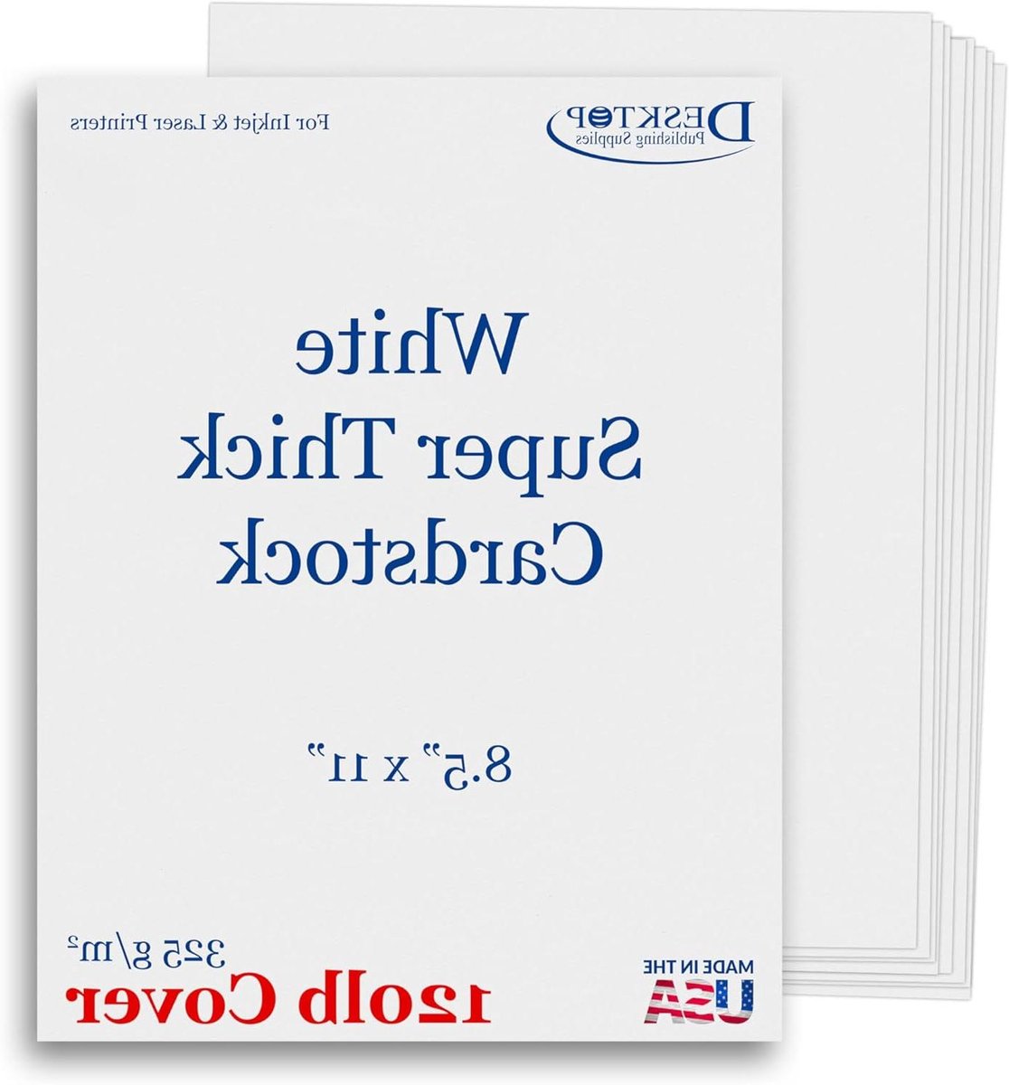 Dik Karton Papier - Zwaar Wit Papier - Projecten Maken - Extra Dik 120 Pond - 100 Vel A4 - Wit
