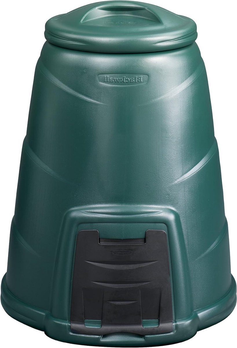 Compostbak - Composteerbak Tuin - Keukenafval Verwerken - Winddicht Deksel - 220 Liter - Groen