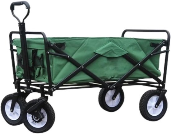 Bolderkar Tuinwagen - Transportwagen Opvouwbaar - Outdoor Kamperen - Brede All-Terrain Wielen - Grote Capaciteit - C van Bolderkar — afbeelding 4