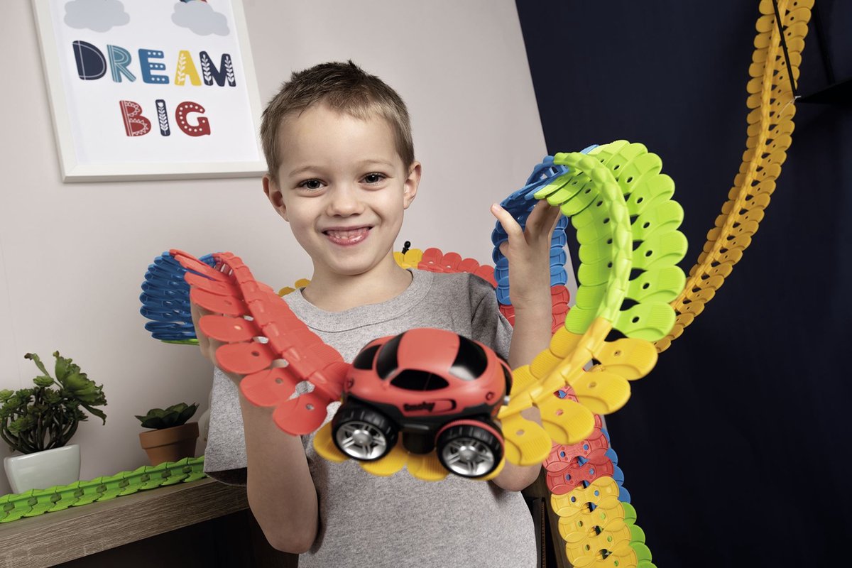 FleXtreme - Discovery set - Racebaan - 184 track - flexibel circuit - 4.4 meter - vanaf 4 jaar — afbeelding 11