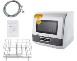Rolu Mini Vaatwasser – 45 x 40 x 44.8 CM – 4 Tot 6 Couverts – Max 70°C – 3 Programma’s – IPX1 – Touchscreen