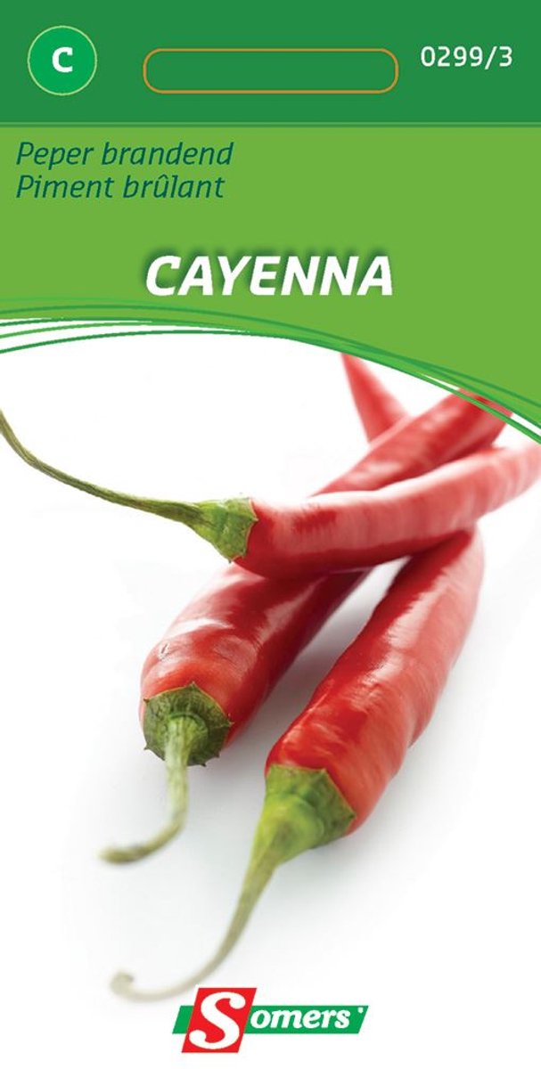 Somers zaden - Peper Brandend Cayenna