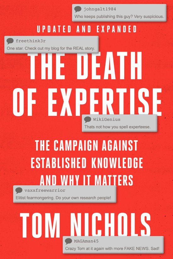 The Death of Expertise - cover