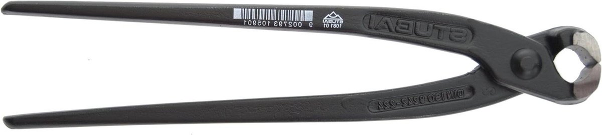 Betontang - Klus tang - Bouwen - Professionele uitvoering - 220 mm - Zwart