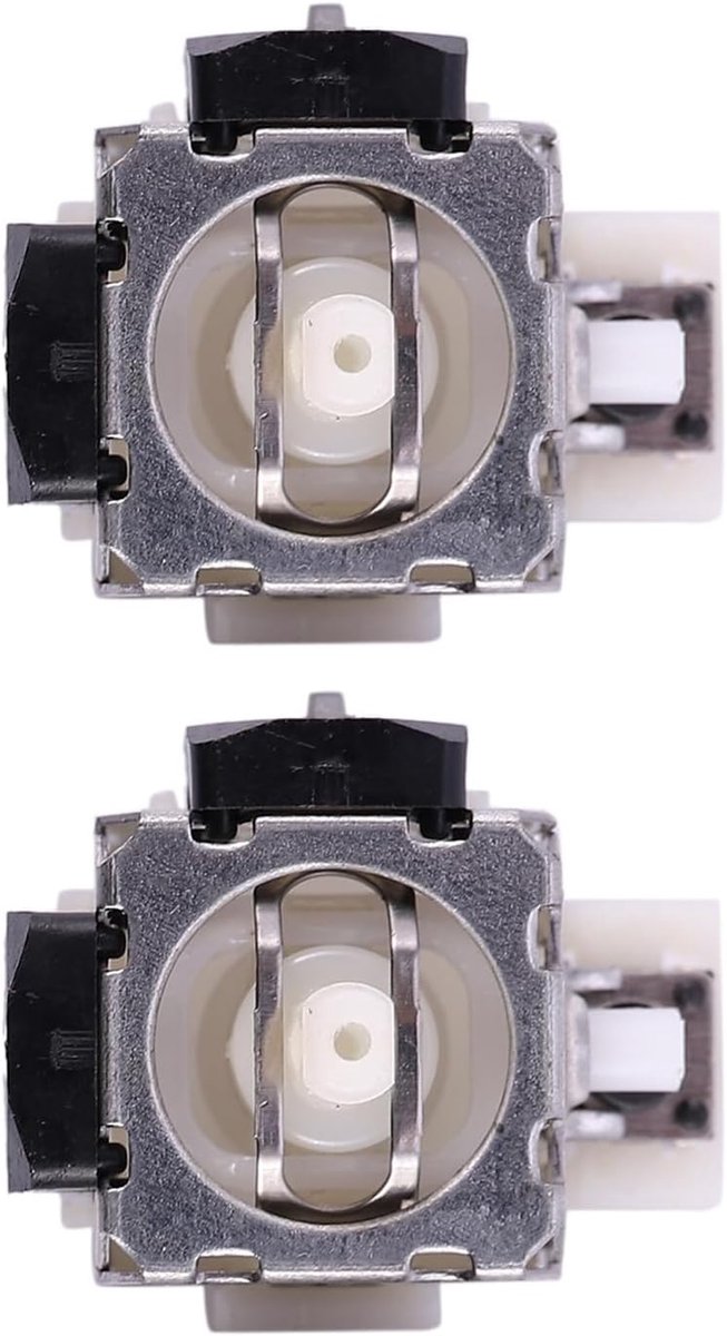 Analoge Joysticks - Thumbsticks Controller - Gaming Reparatie - Vier Soldeerpunten - 8 Stuks - Zwart Wit — afbeelding 5