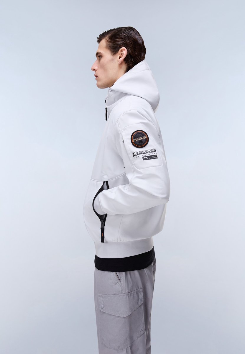 Napapijri Heren Jas zomer Jacket Melville – 3XL Grijs