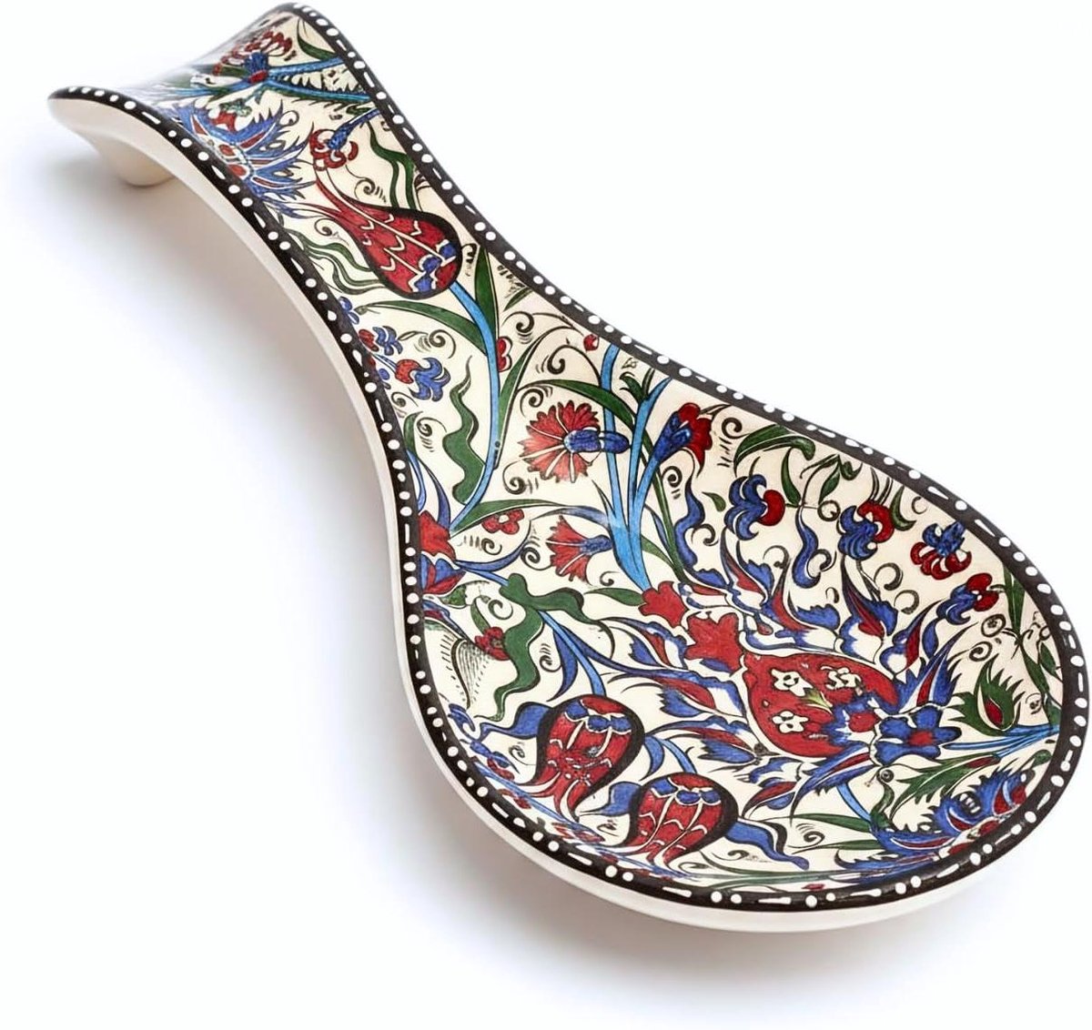 Lepelhouder - Keuken Accessoire - Koken - Handgemaakt Decoratief - 23 cm - Multicolor