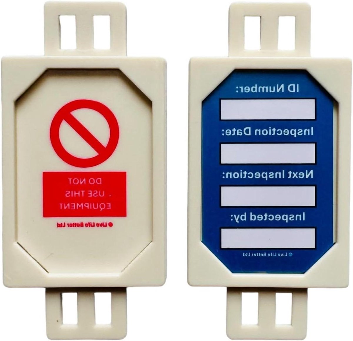 Inspectie Tags - Harnas Labels - Veiligheid Controleren - Duurzaam Polypropyleen - 20 Houders - Meerkleurig