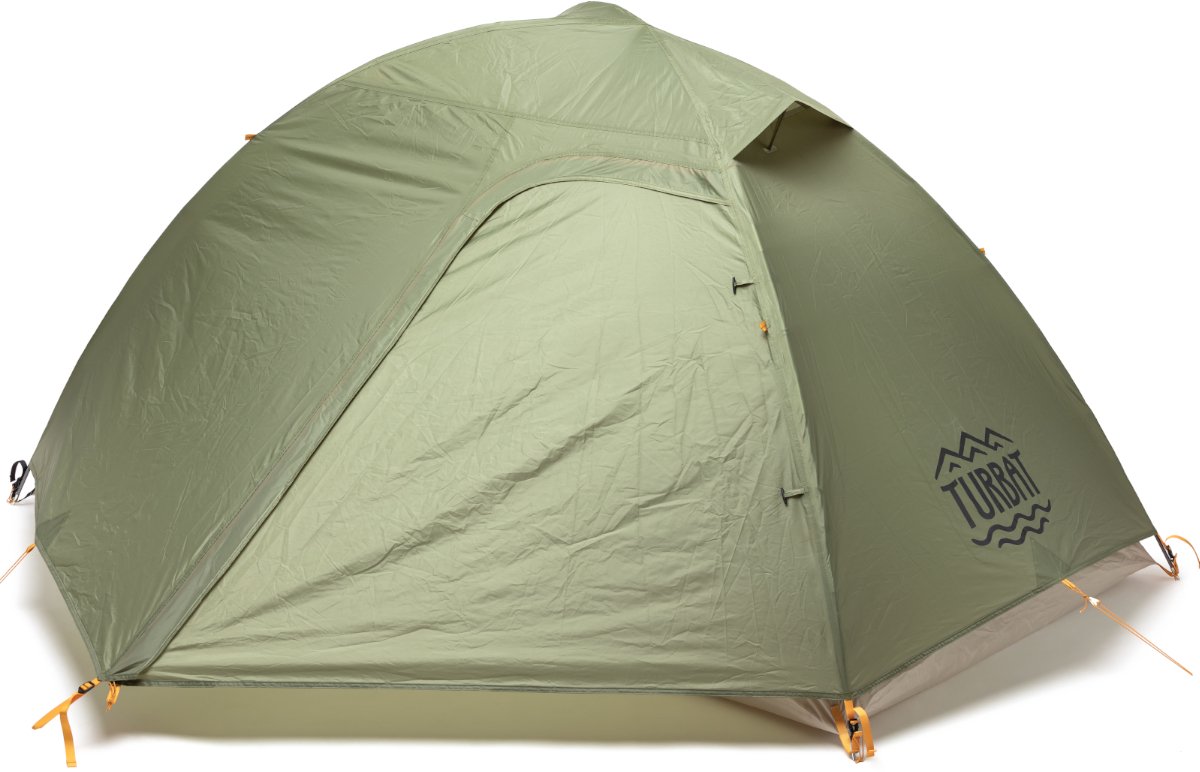 Turbat Borzhava 2 Alu Iguana Green - lichtgewicht tent - 2 persoons - Groen