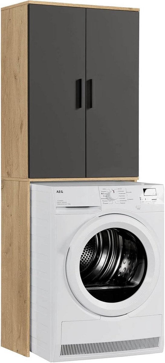 Wasmachine Ombouw - Opbouwmeubel - Kast Wasdroger - Meubel - sterke constructie