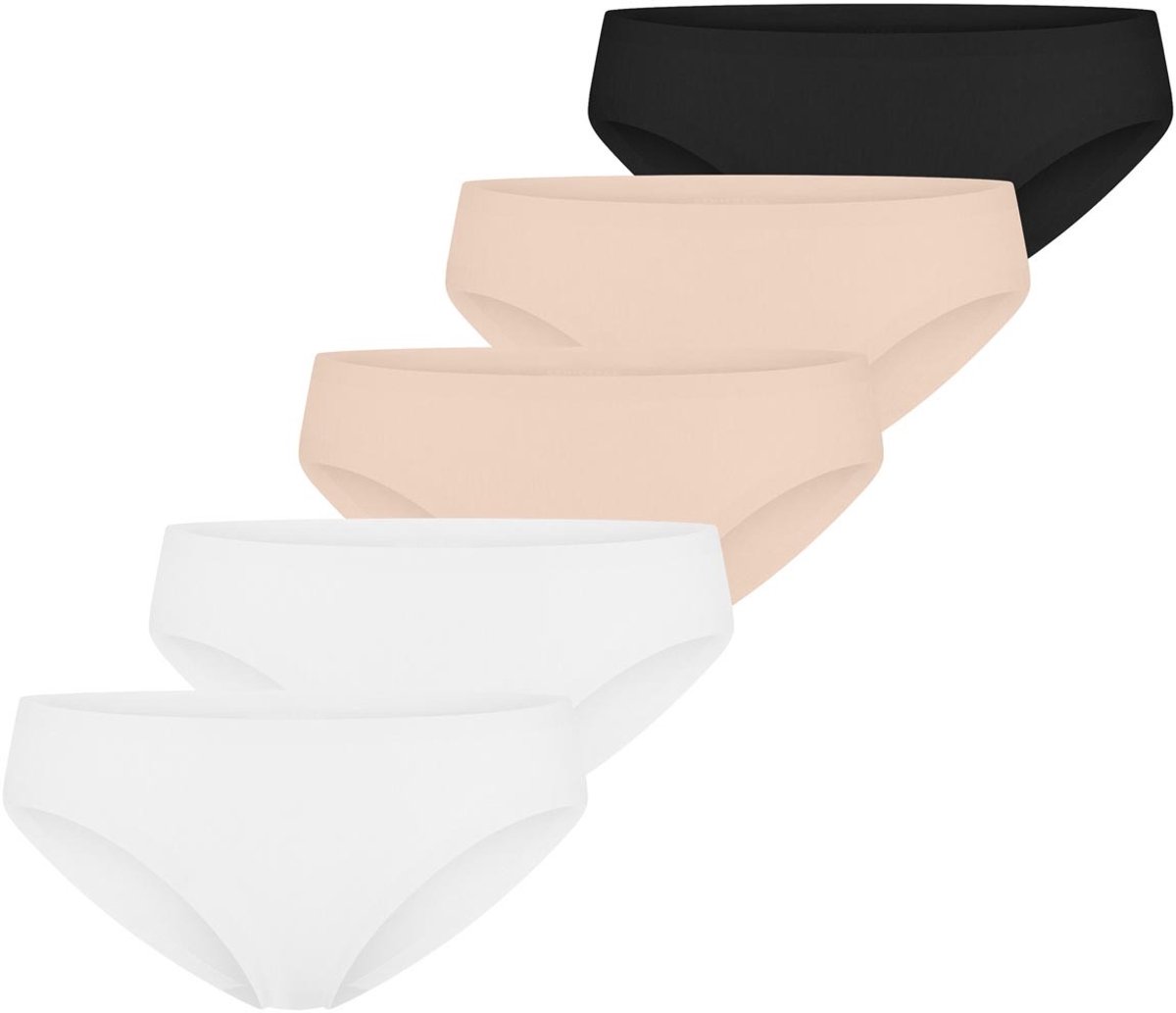 Schiesser Dames slip / onderbroek 5 pack Invisible Light