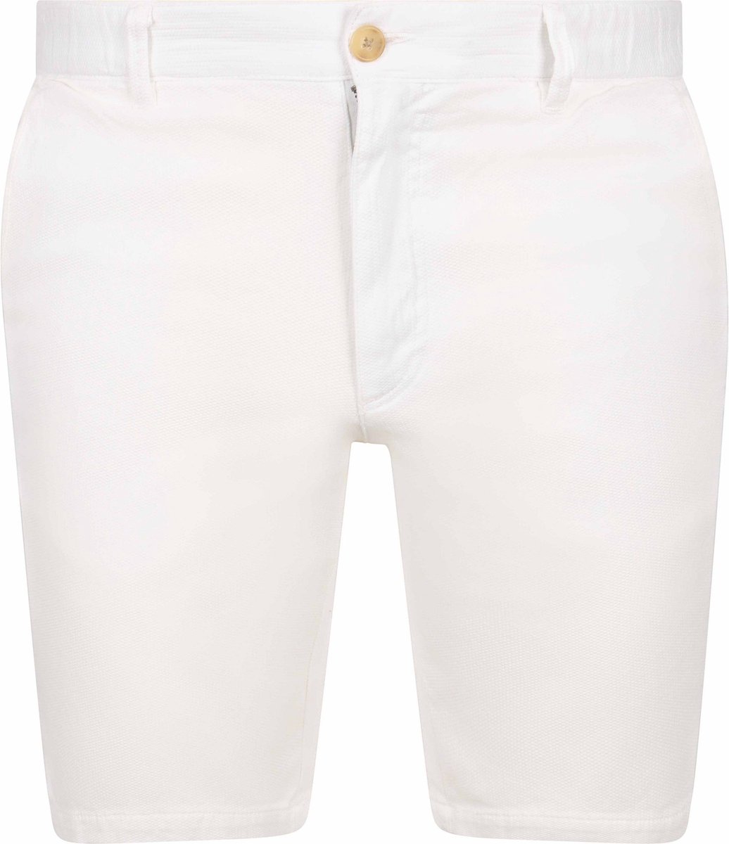 Suitable Ferdinand Structure Short Wit - Maat XL - Heren - Korte broek
