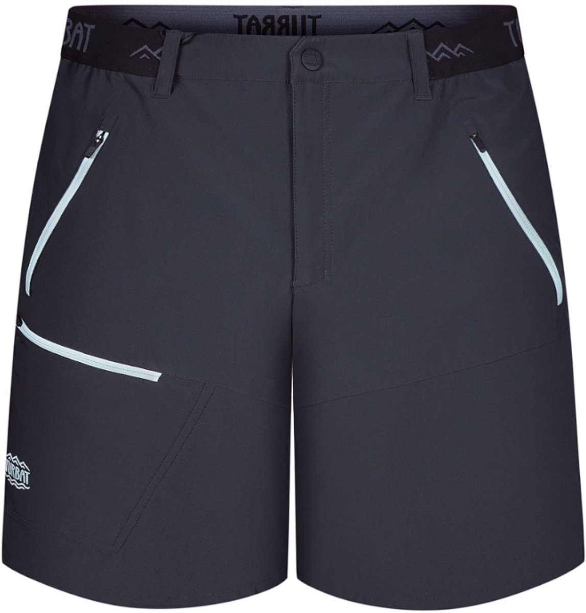 Turbat outdoor korte broek Prut Trek MNS Raven - wandelbroek voor heren - Zwart - XL