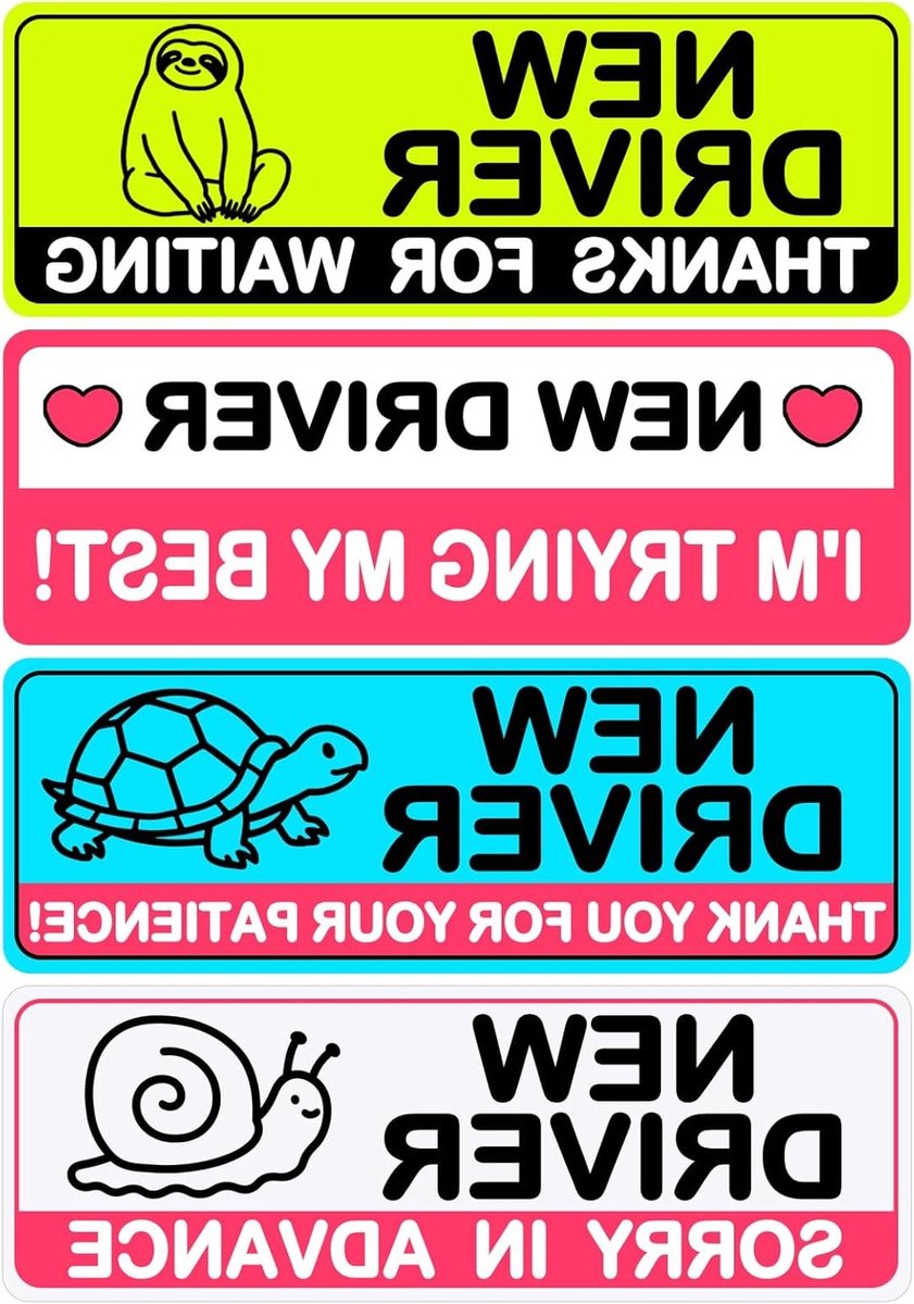 Reflecterende Magnetische Stickers voor Studentenveiligheid - Verwijderbare en Schattige Auto Accessoires voor Extra Zichtbaarheid en Veiligheid