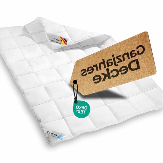 Microvezel Dekbed - 4-Seizoenen Dekbed Combineerbaar Dekbed - Comfortabel Slapen - Wasbaar op 95 Graden - 200x200 cm - Wit
